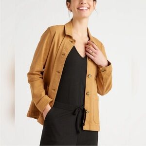 Quince Women’s Organic Cotton Stretch Chore Coat